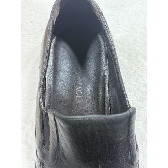 Bruno Magli Raging Italian Loafers Mens 9 M Black Leather Slip On Dress Shoes main image 9